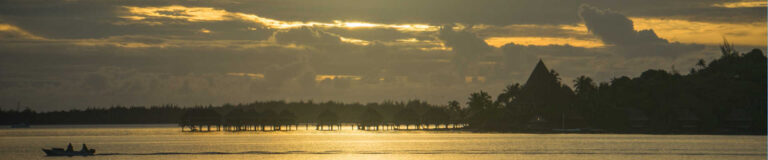 Sonnenuntergang Insel
