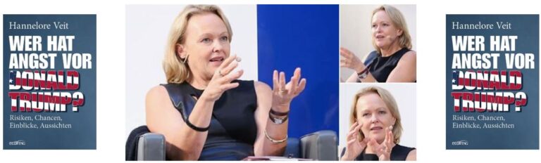 Buchpräsentation Hannelore Veit: Wer hat Angst vor Donald Trump?